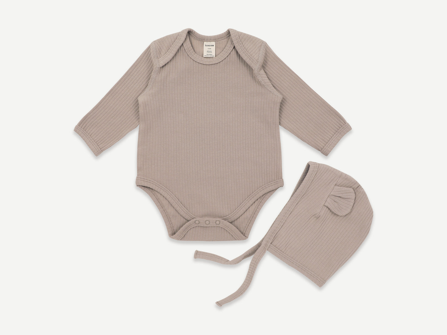 BEAR PLAY SET / APRICOT GREY / BONELESS / COTTON RIB