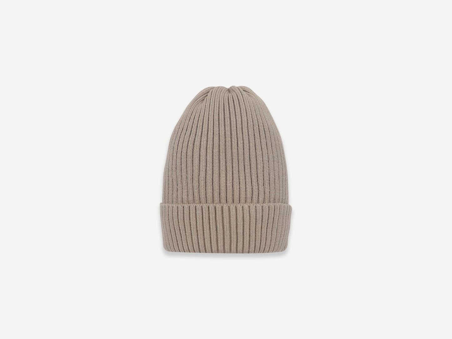 SWEATER BEANIE / CAMEL GREY / SOFT KNIT